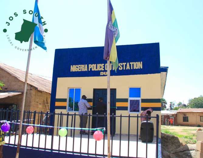 Jos South Chairman Distributes Security Bikes, Commissions Police Outpost in Du.&nbsp;